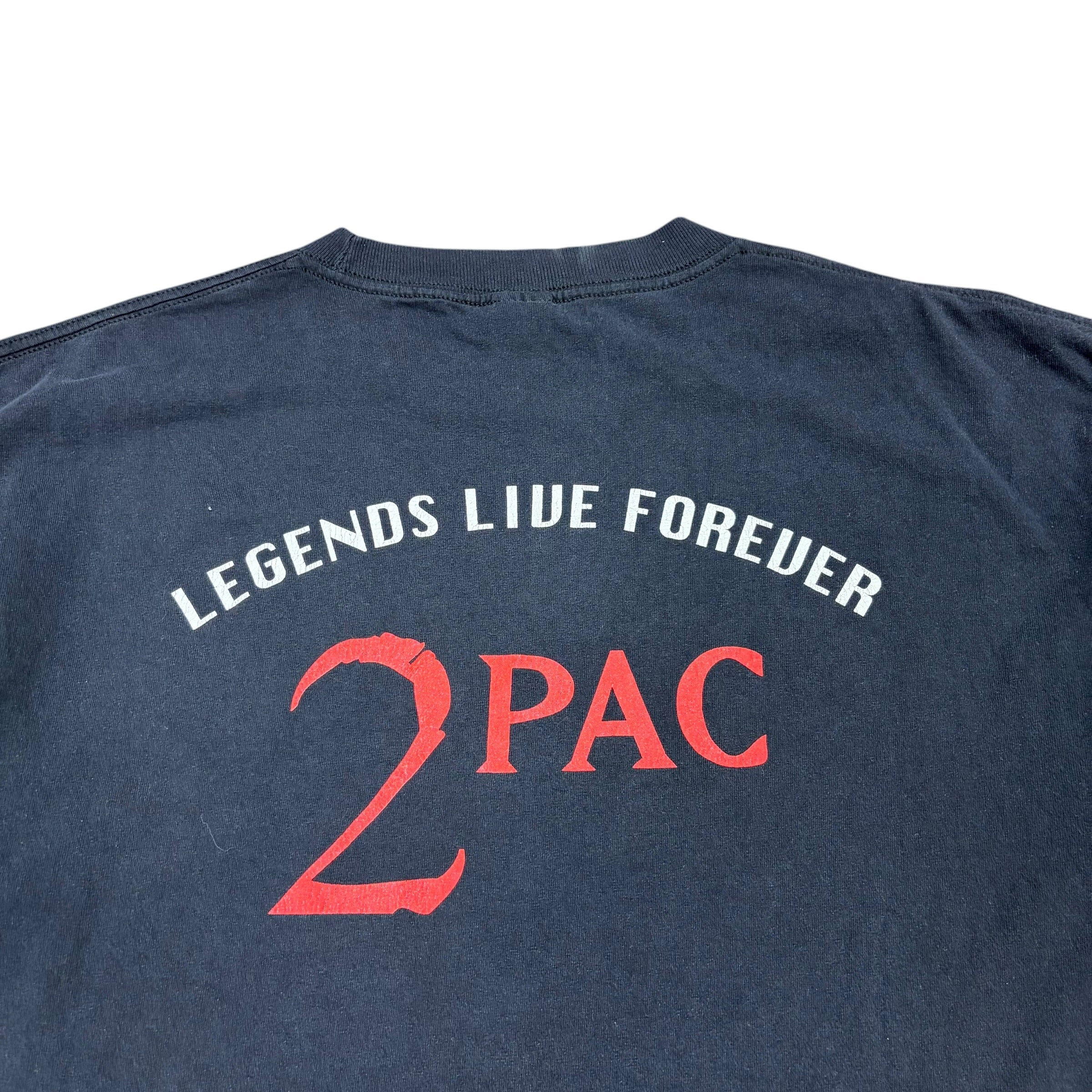 1997 Tupac “Rapping with the Dead” Tee Black