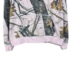 Vintage Mossy Oak Women’s Logo RealTree Hoodie Pink Camo
