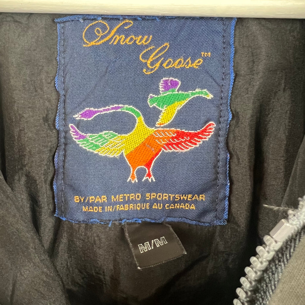 Vintage Snow Goose Winter Down Jacket Dark Grey