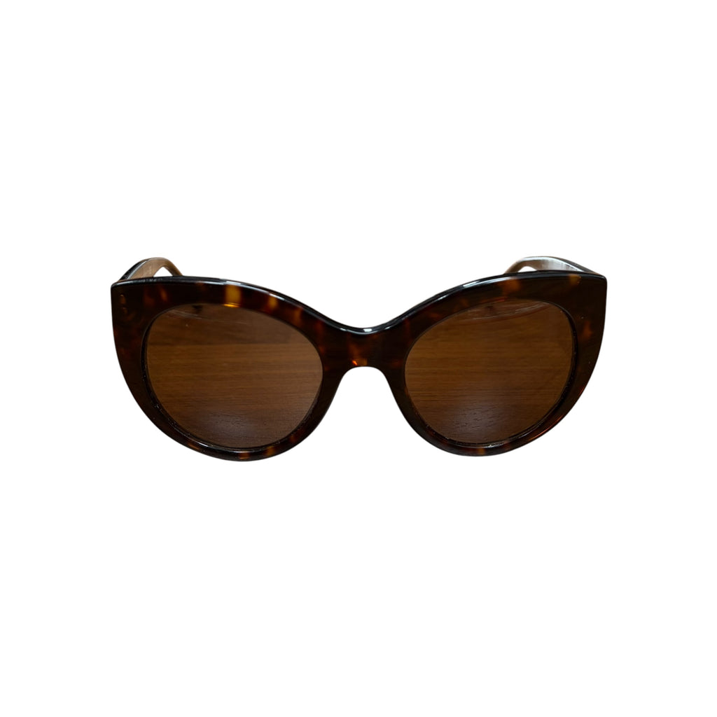 Tory Burch Women’s Tortoise Round Sunglasses
