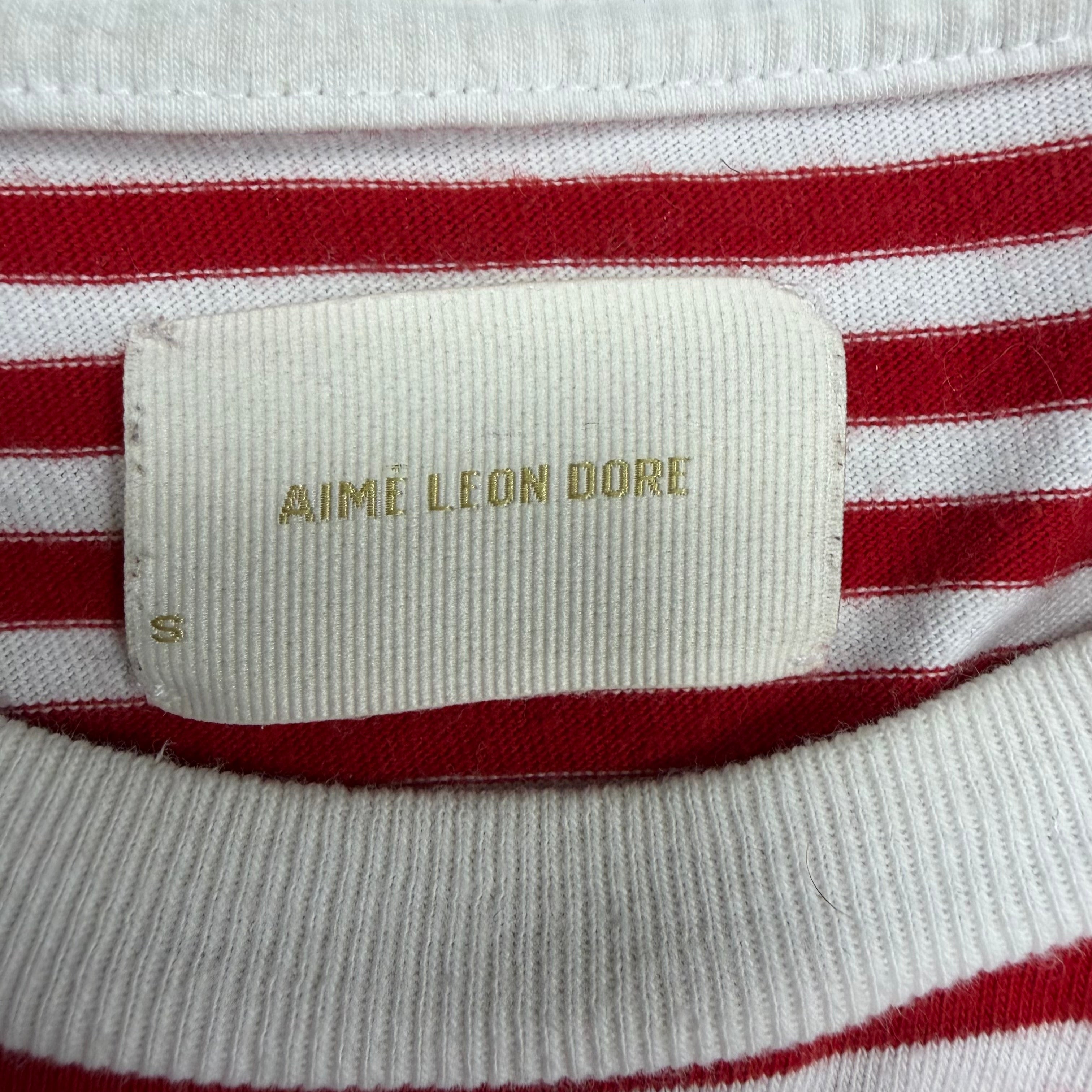 Aimé Leon Dore Breton Striped Tee Red