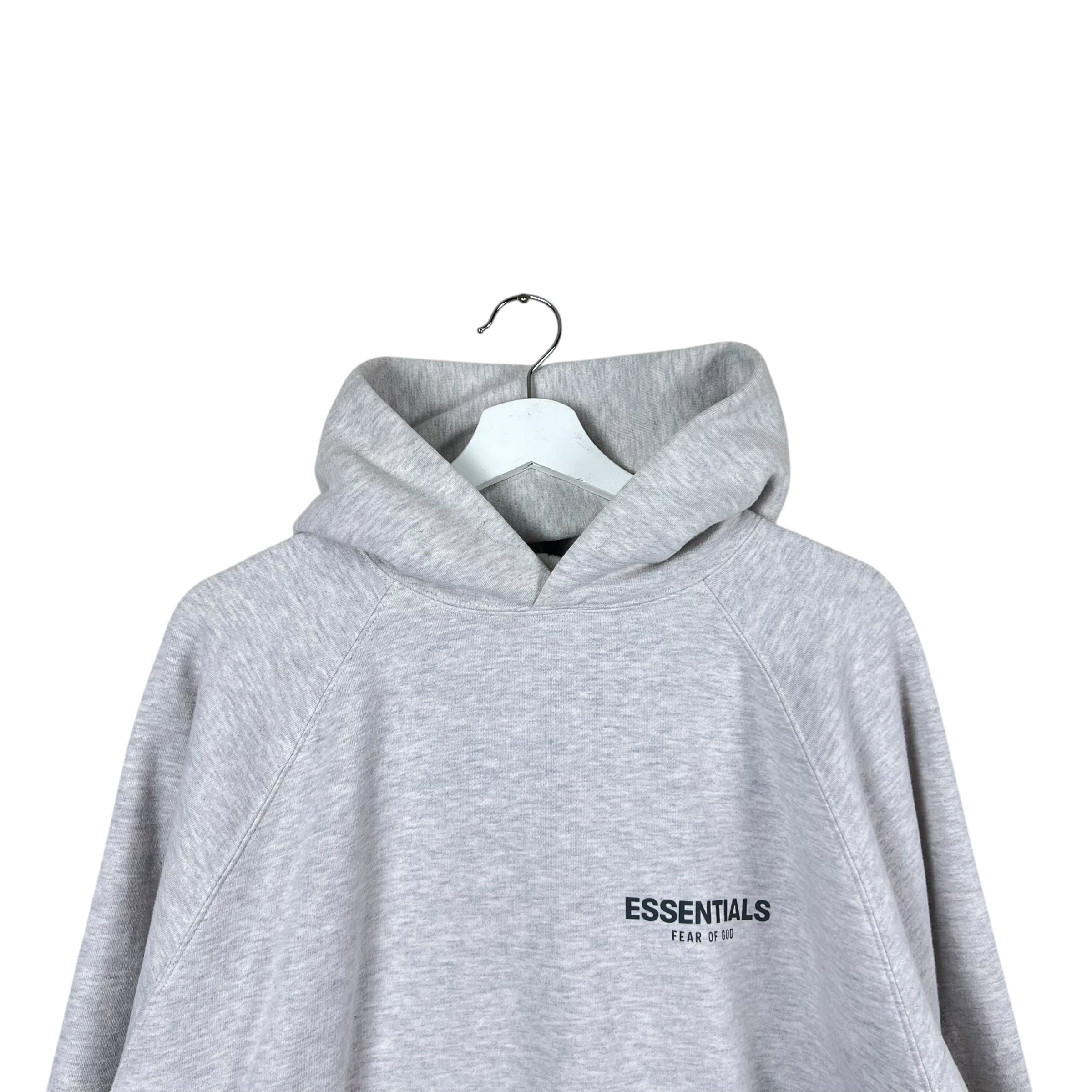 Essentials Reflective Hoodie Light Oatmeal