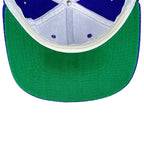 Vintage New Era Minnesota Vikings Spellout Logo SnapBack Purple