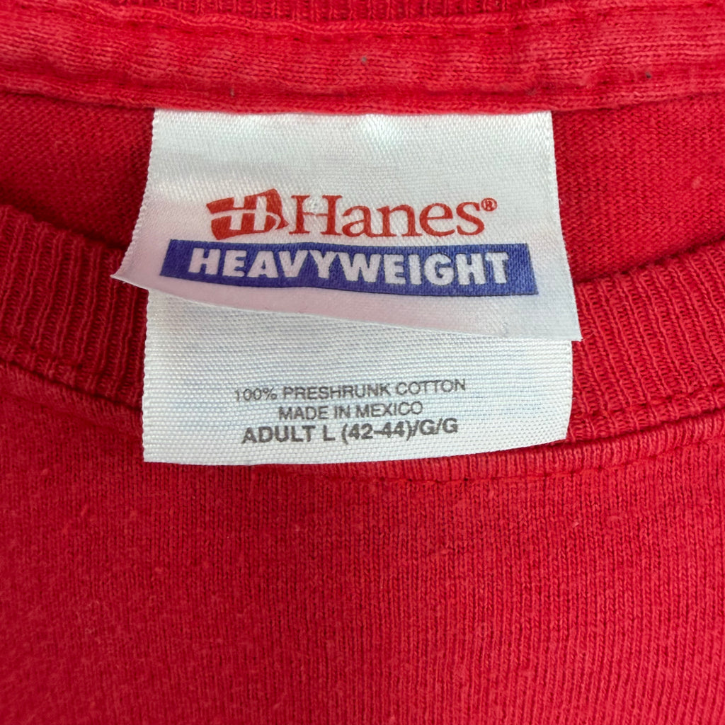 Vintage Choppers Inc. Flaming Logo Tee Red