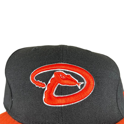 New Era MLB Arizona Diamondbacks Logo Fitted Hat Black/Orange