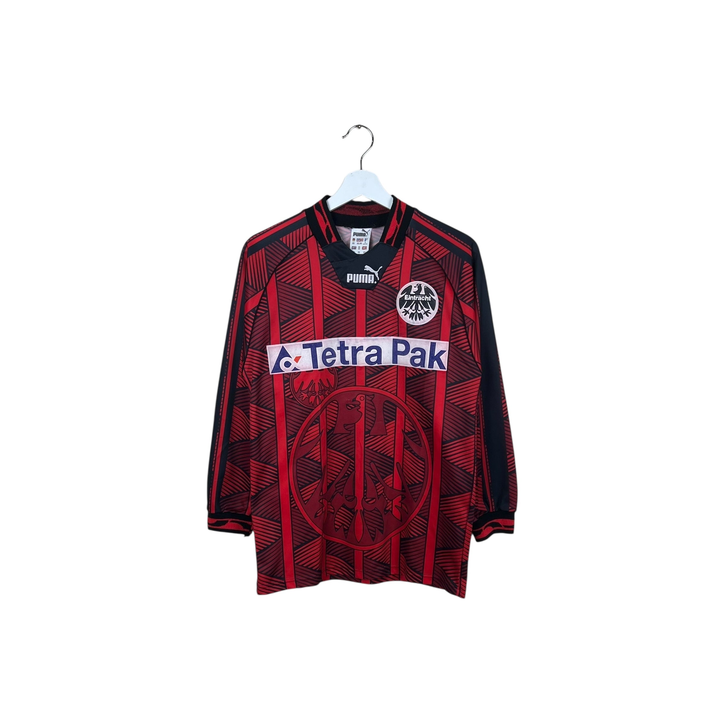 1996 Puma Eintracht Frankfurt Blank Longsleeve Home Jersey