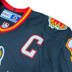Vintage CCM NHL Calgary Flames Jerome Iginla Alternate Jersey Black