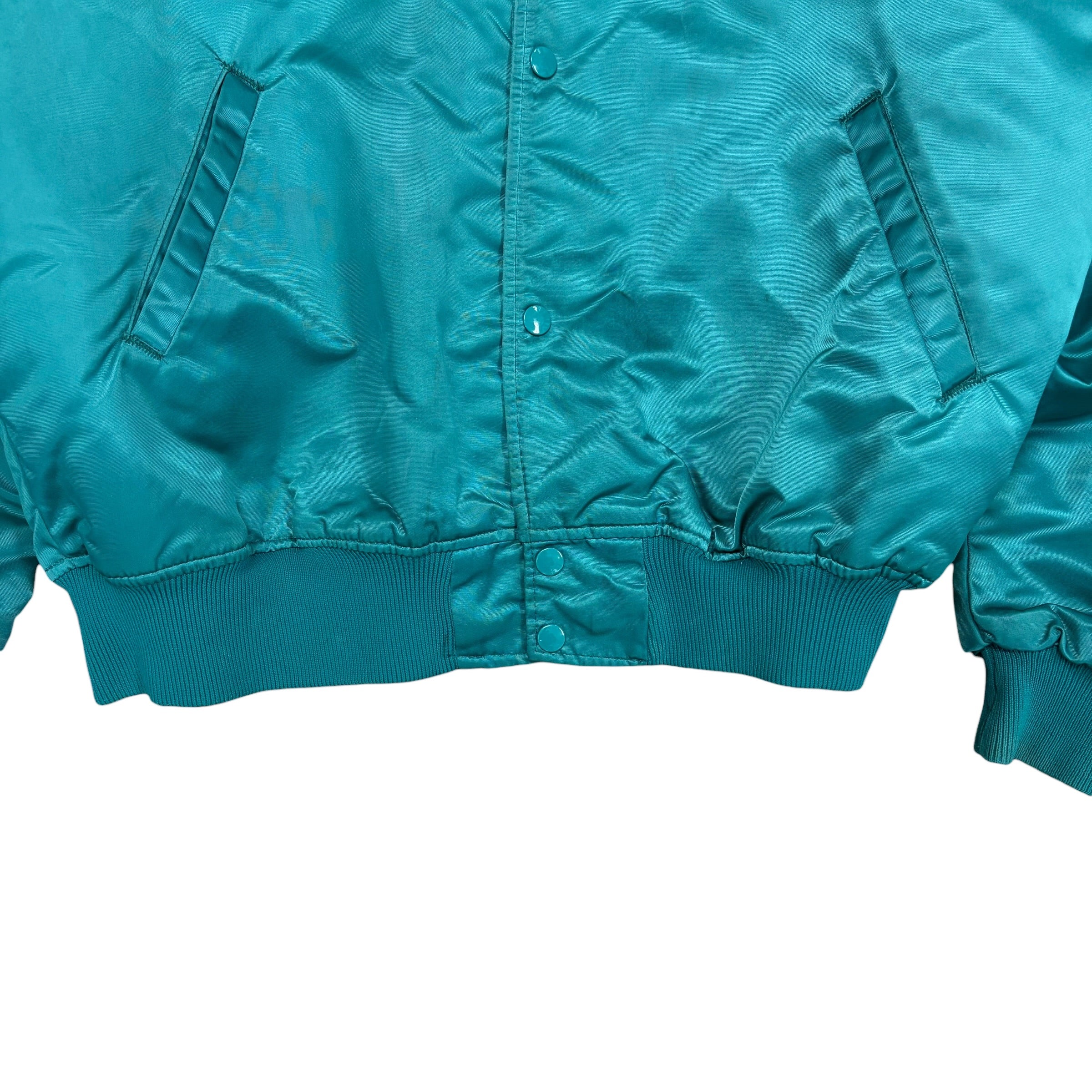 Vintage Starter NFL Miami Dolphins Satin Bomber Jacket