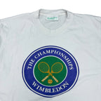 Vintage Wimbledon “The Championships” Museum Tee White