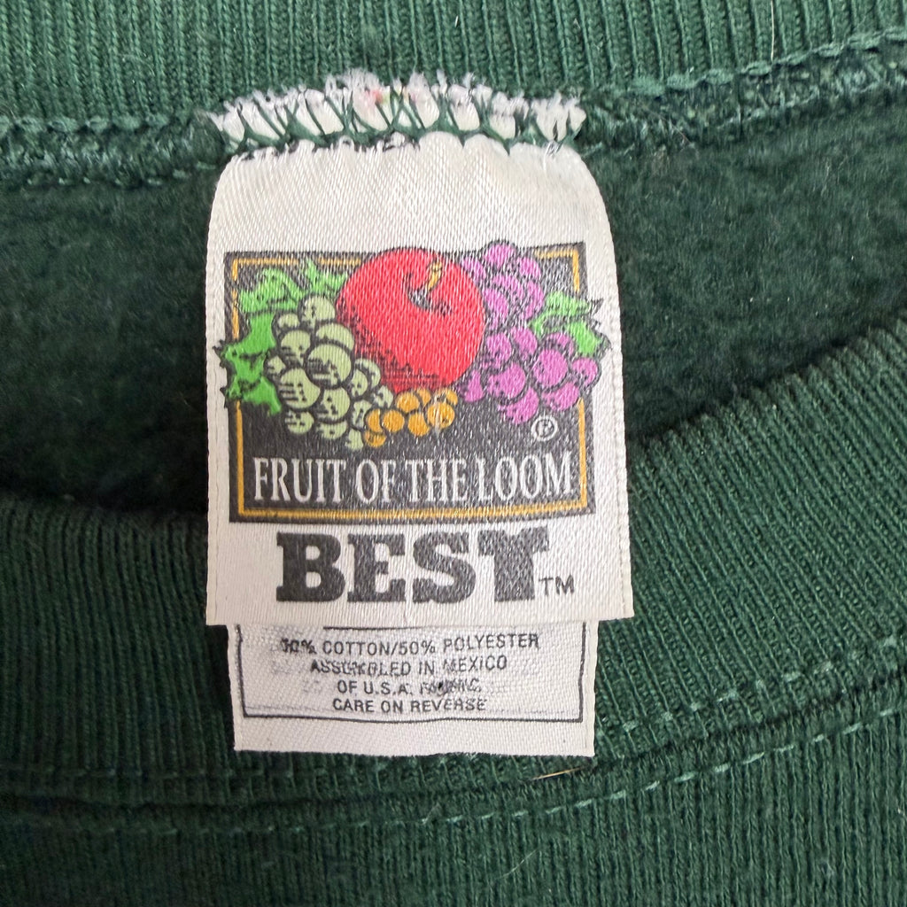 1997 Fans Gear NFL Green Bay Packers Super Bowl Champs Crewneck Green