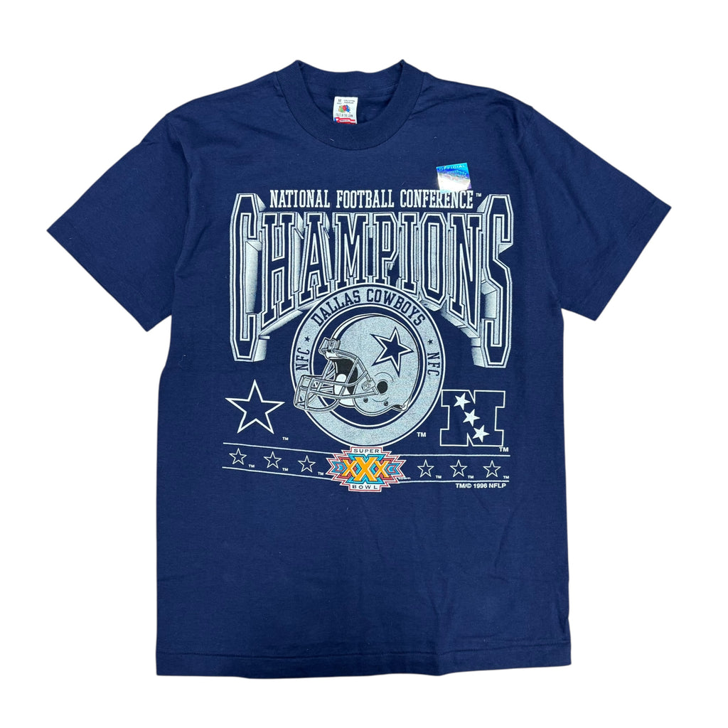 1996 NFL Dallas Cowboys NFC Champions Tee Navy