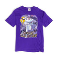 1997 Joy Athletics NFL Minnesota Vikings Cris Carter Player Tee Purple