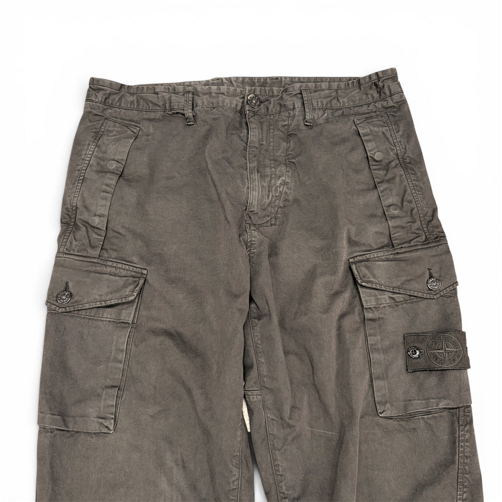 Stone Island Ghost Piece Cargo Pants Chocolate