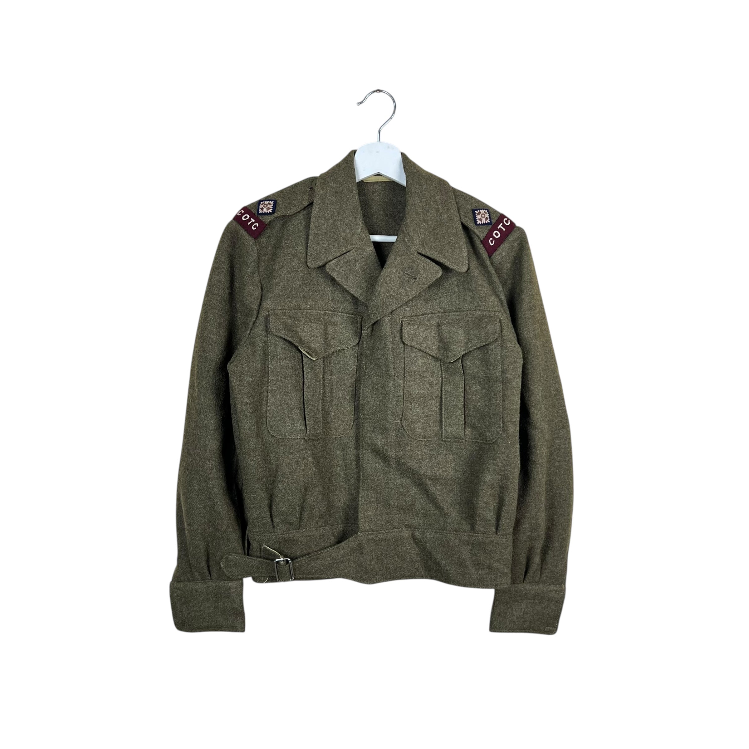 Vintage World War II Military Women’s Battle Dress Wool Jacket