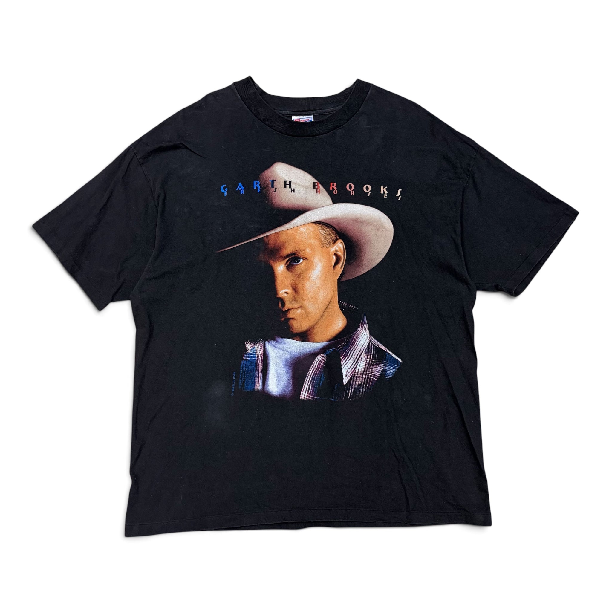 1996 Garth Brooks Fresh Horses World Tour Tee