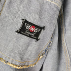 Vintage 60’s GWG Cowboy Jean Jacket Sun Faded Blue