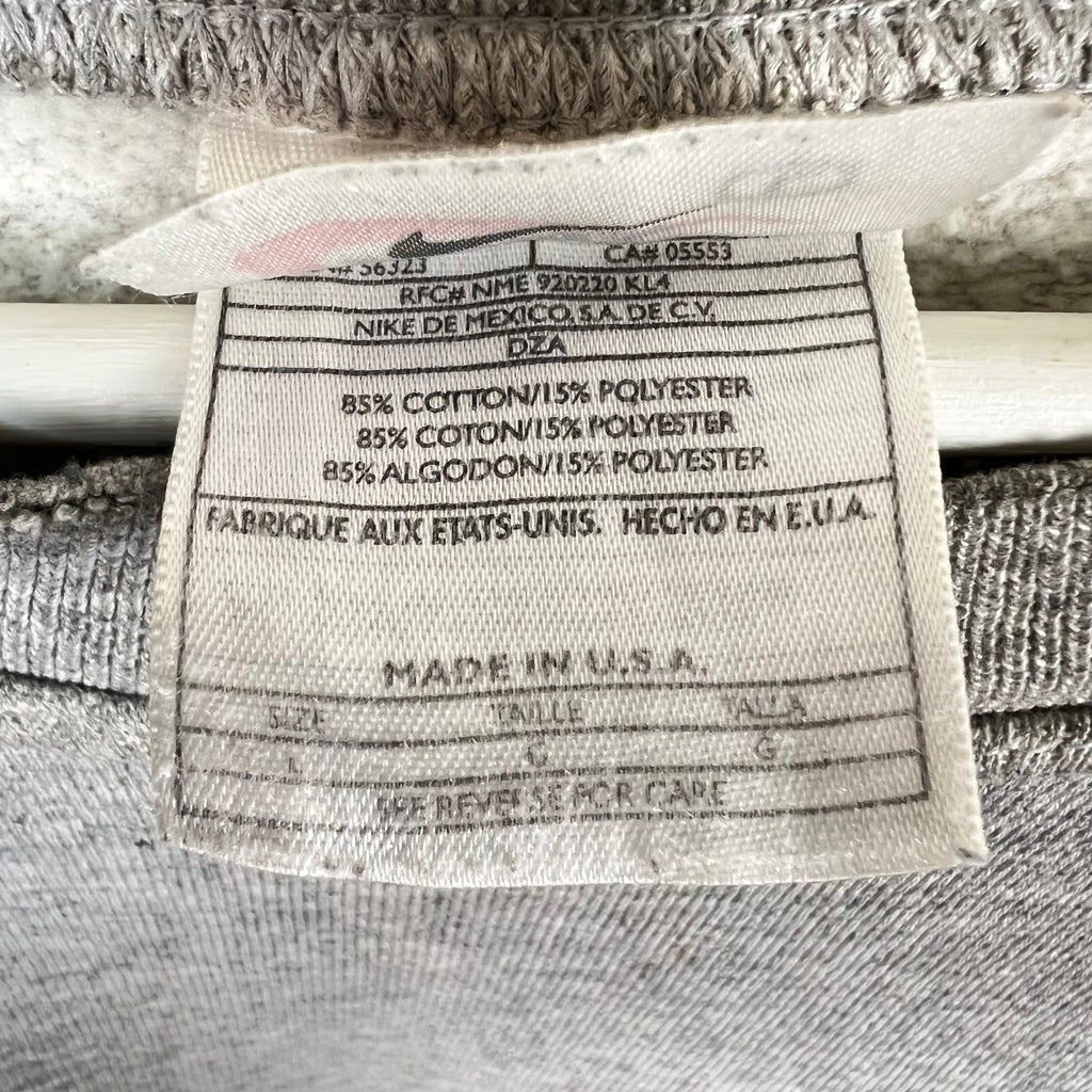 Vintage 90’s Nike Side Swoosh Crewneck Grey