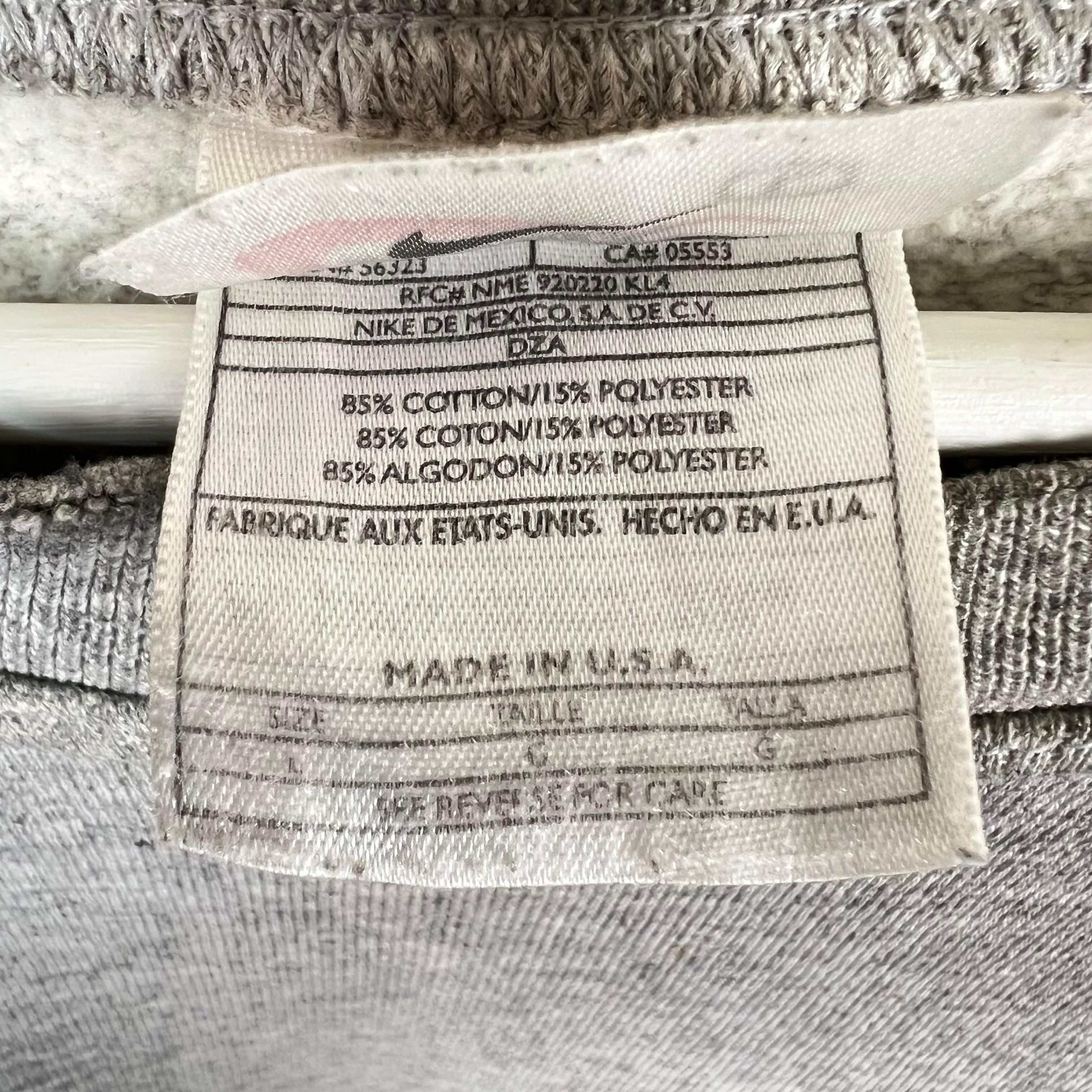 Vintage 90’s Nike Side Swoosh Crewneck Grey