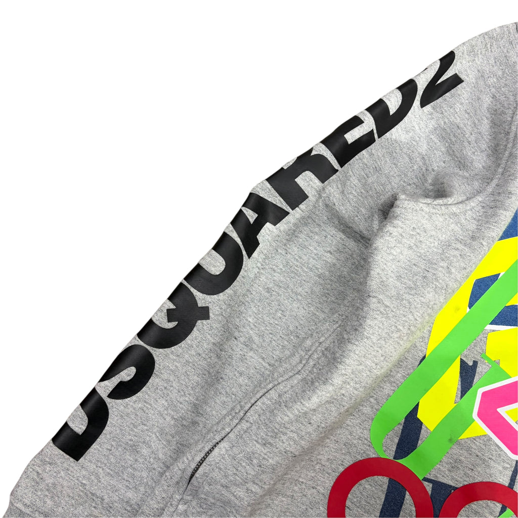 Gap x Dsquared 2 Graffiti Logo Crewneck Grey