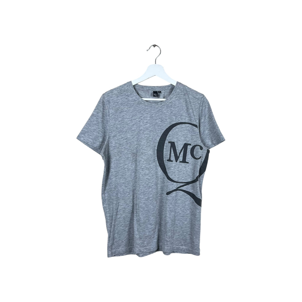 Alexander McQueen Big Logo Tee Grey