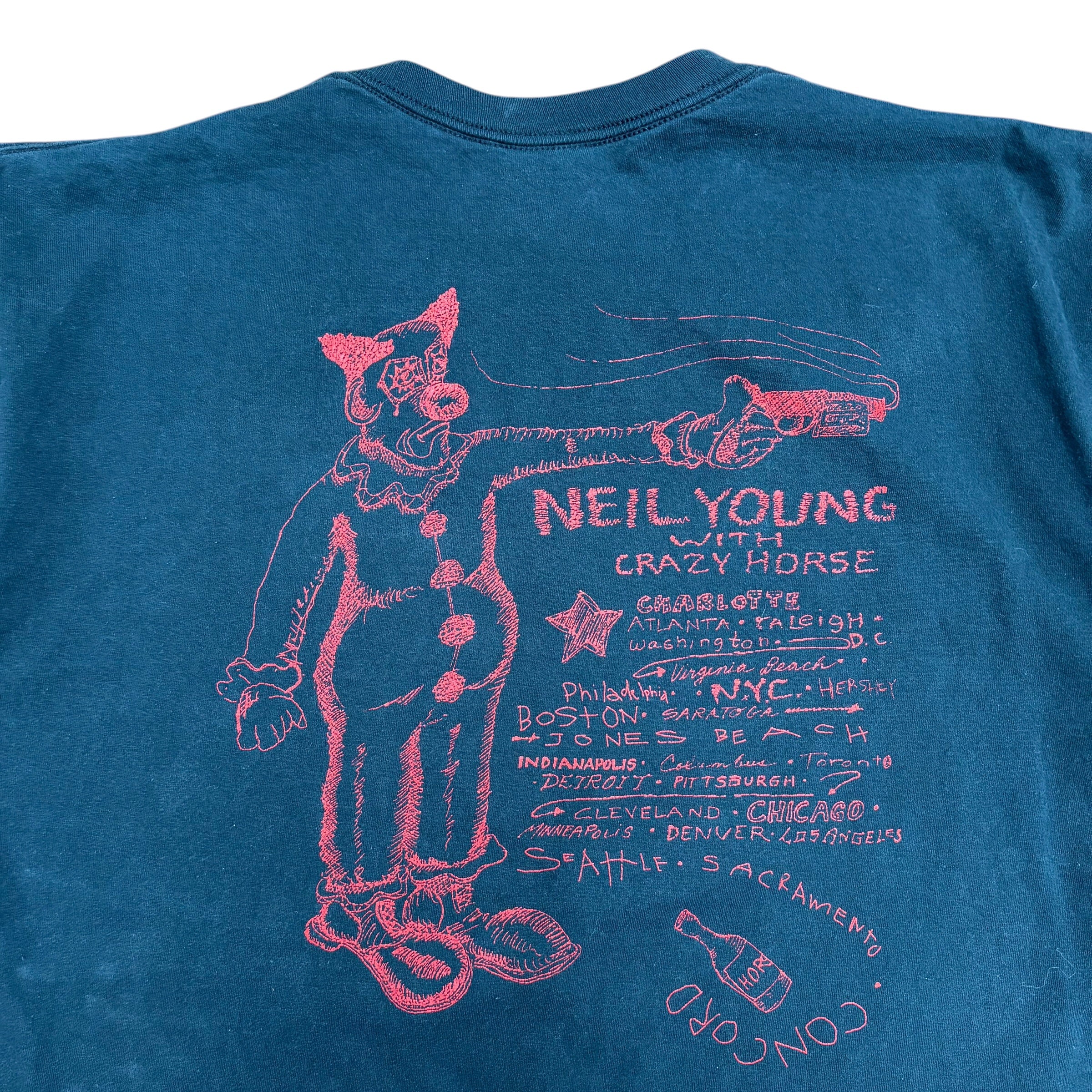 1996 Neil Young “& Crazy Horse” Tour Tee Black
