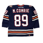 Vintage CCM NHL Edmonton Oilers Mike Comrie Jersey Navy