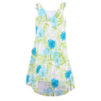 Vintage Jessica Floral Satin Layered Dress
