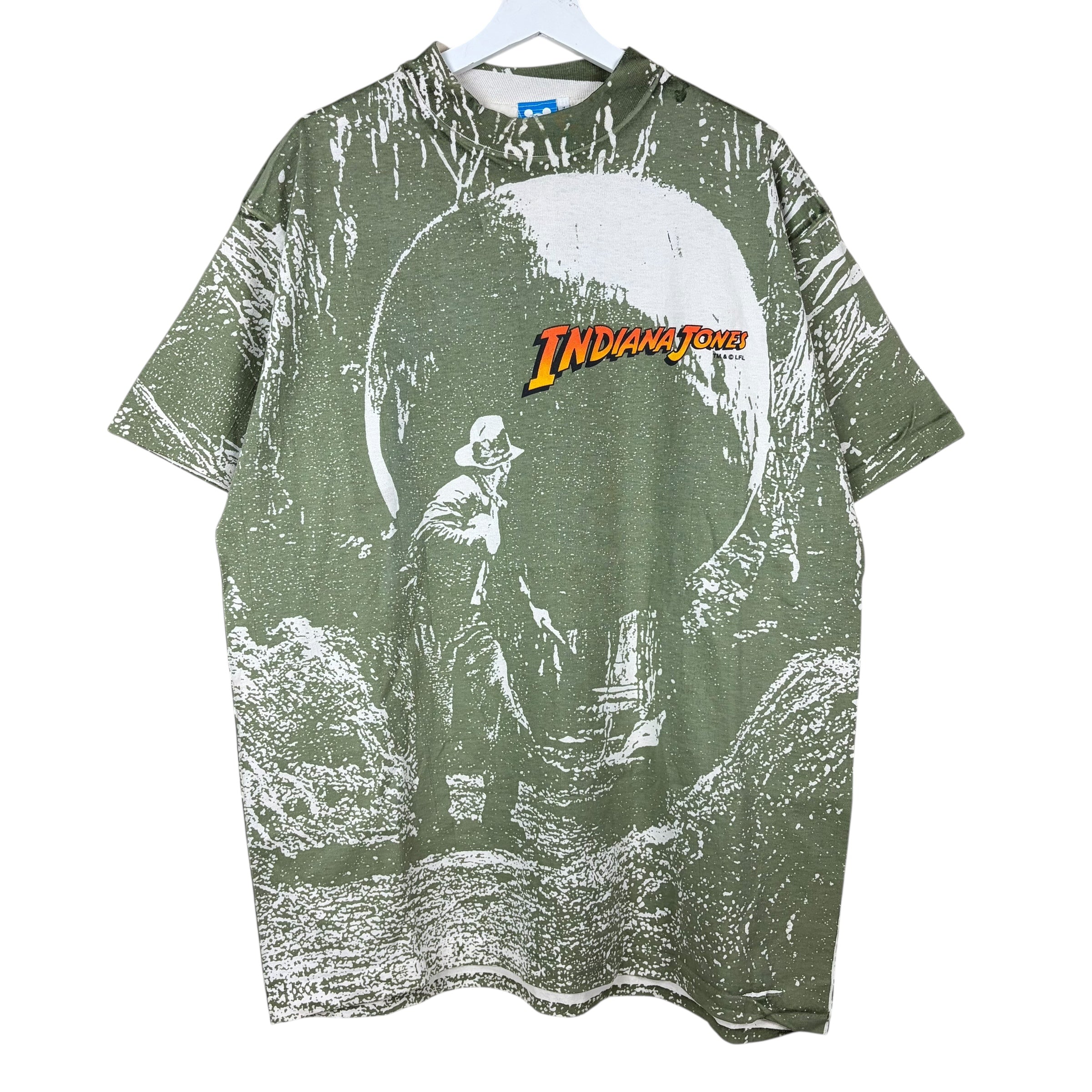 1988 Disney Indiana Jones AOP Tee