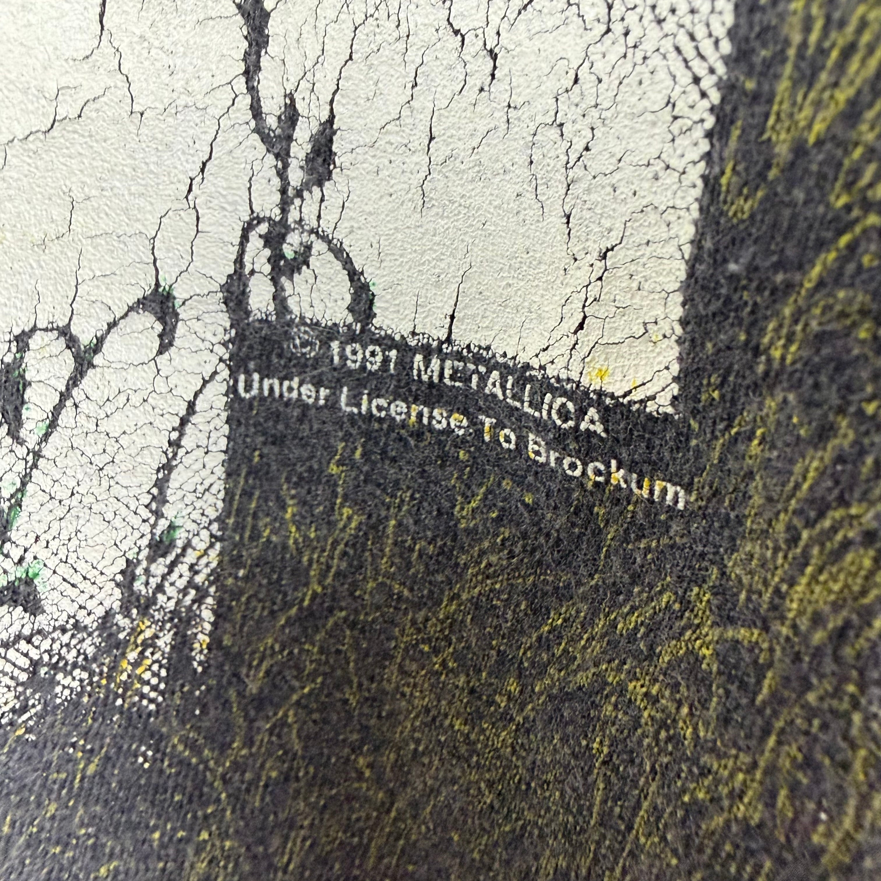 1991 Metallica Master of Puppets Album AOP Tee Black