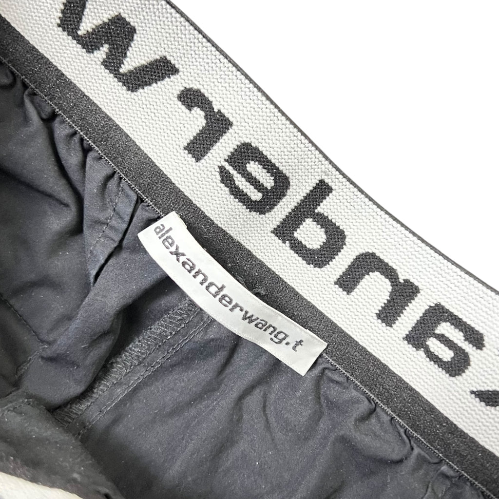 Alexander Wang T Logo Elastic Pull On Pants Black