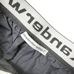 Alexander Wang T Logo Elastic Pull On Pants Black