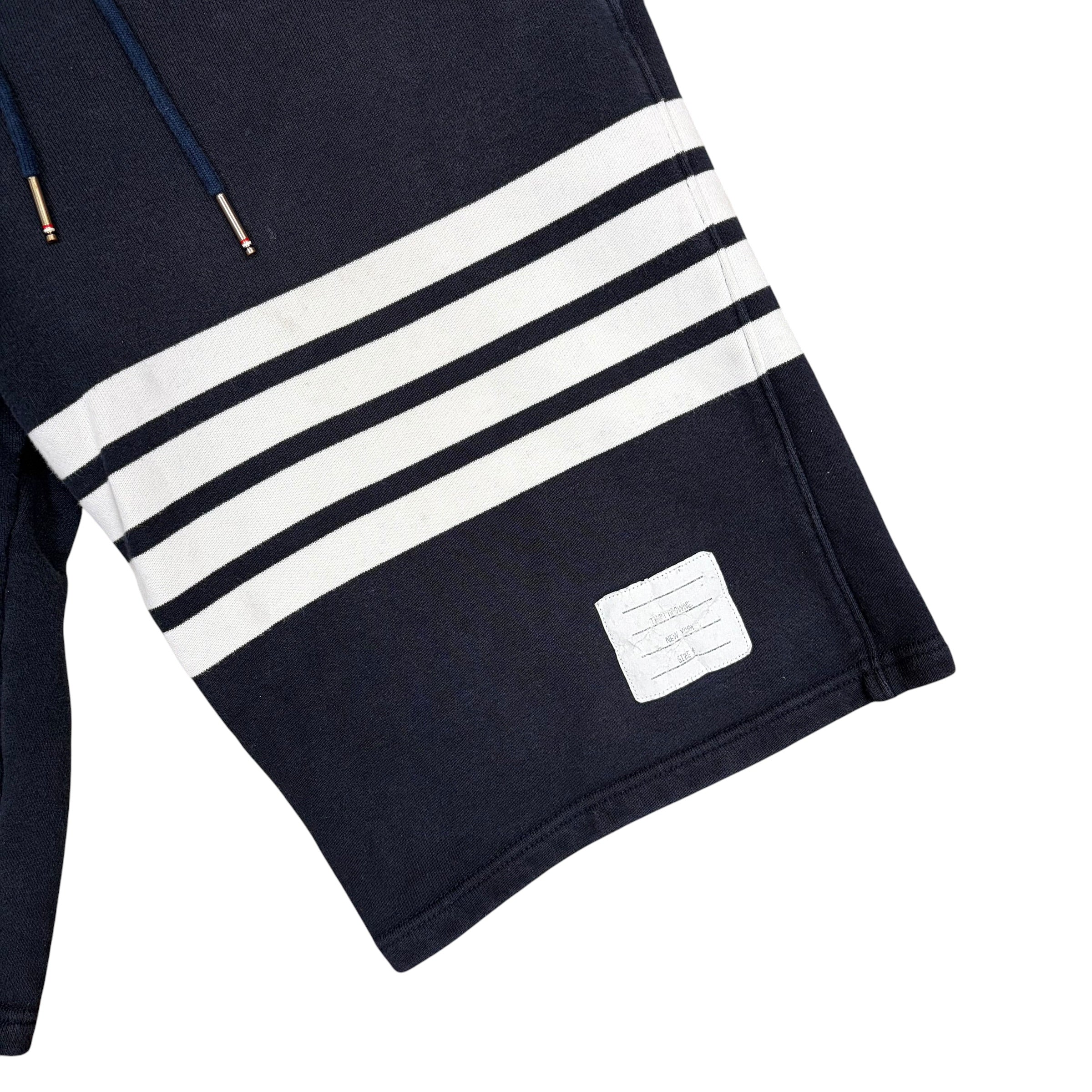 Thom Browne 4 Bar Sweat Shorts Navy