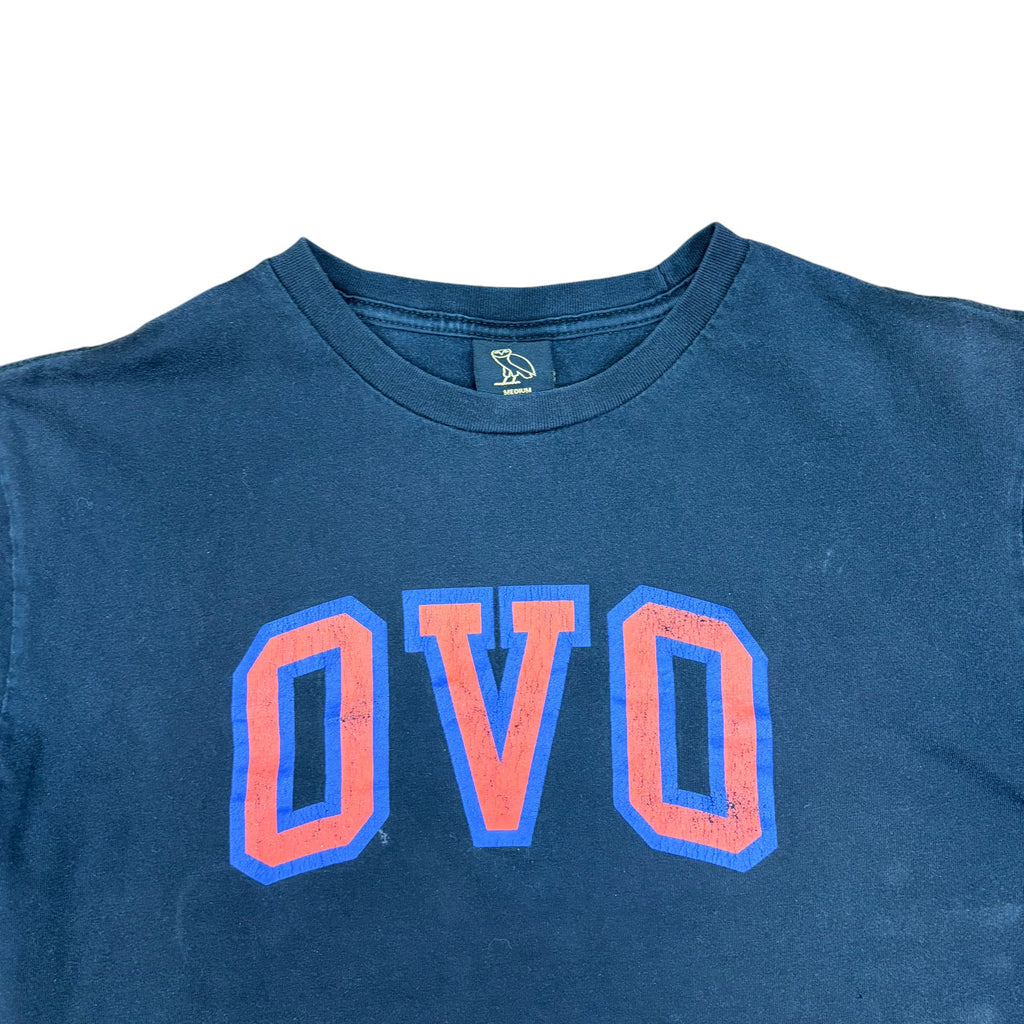 OVO Collegiate Logo Tee Black