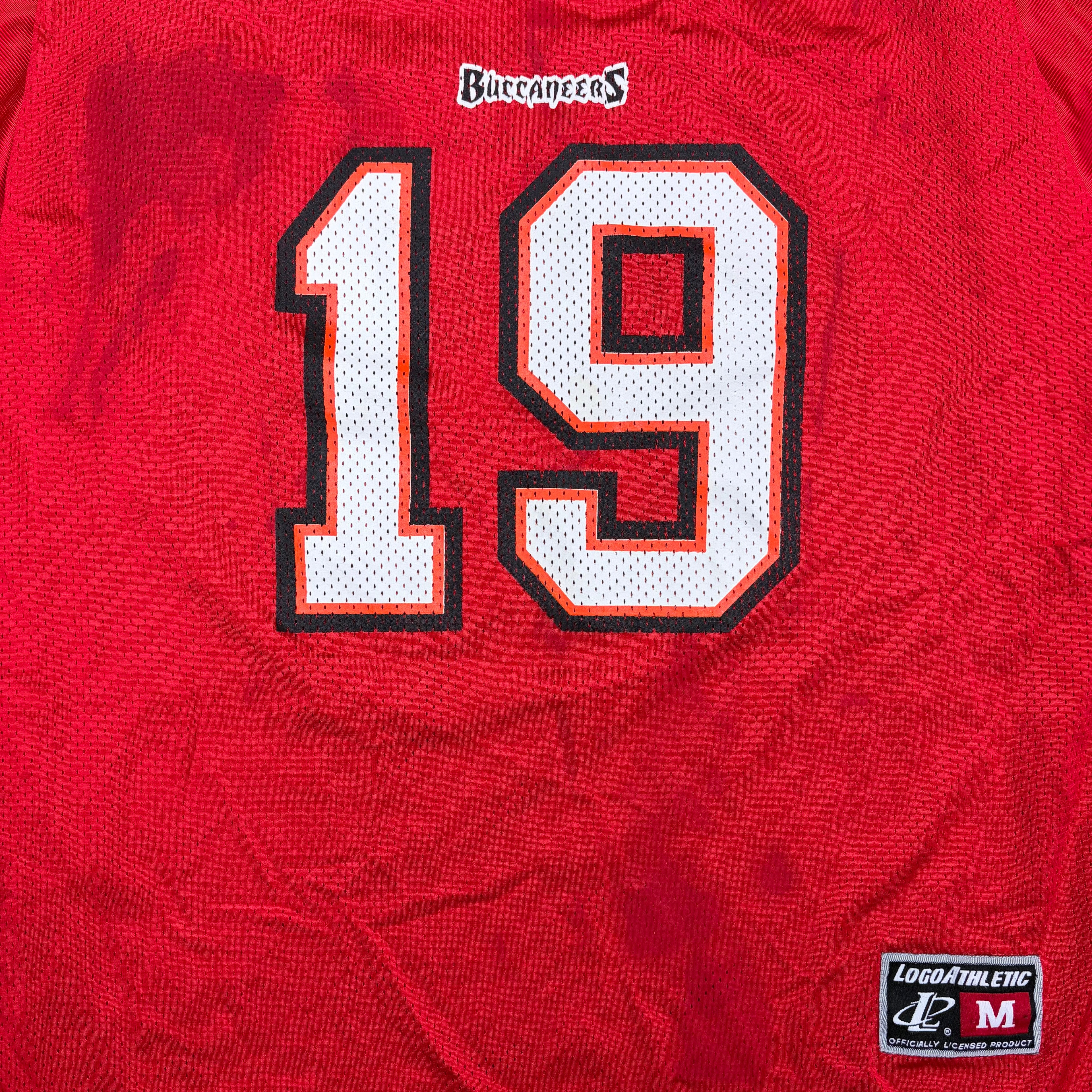 Vintage Logo Athletic NFL Tampa Bay Buccaneers Keyshawn Johnson Away Jersey