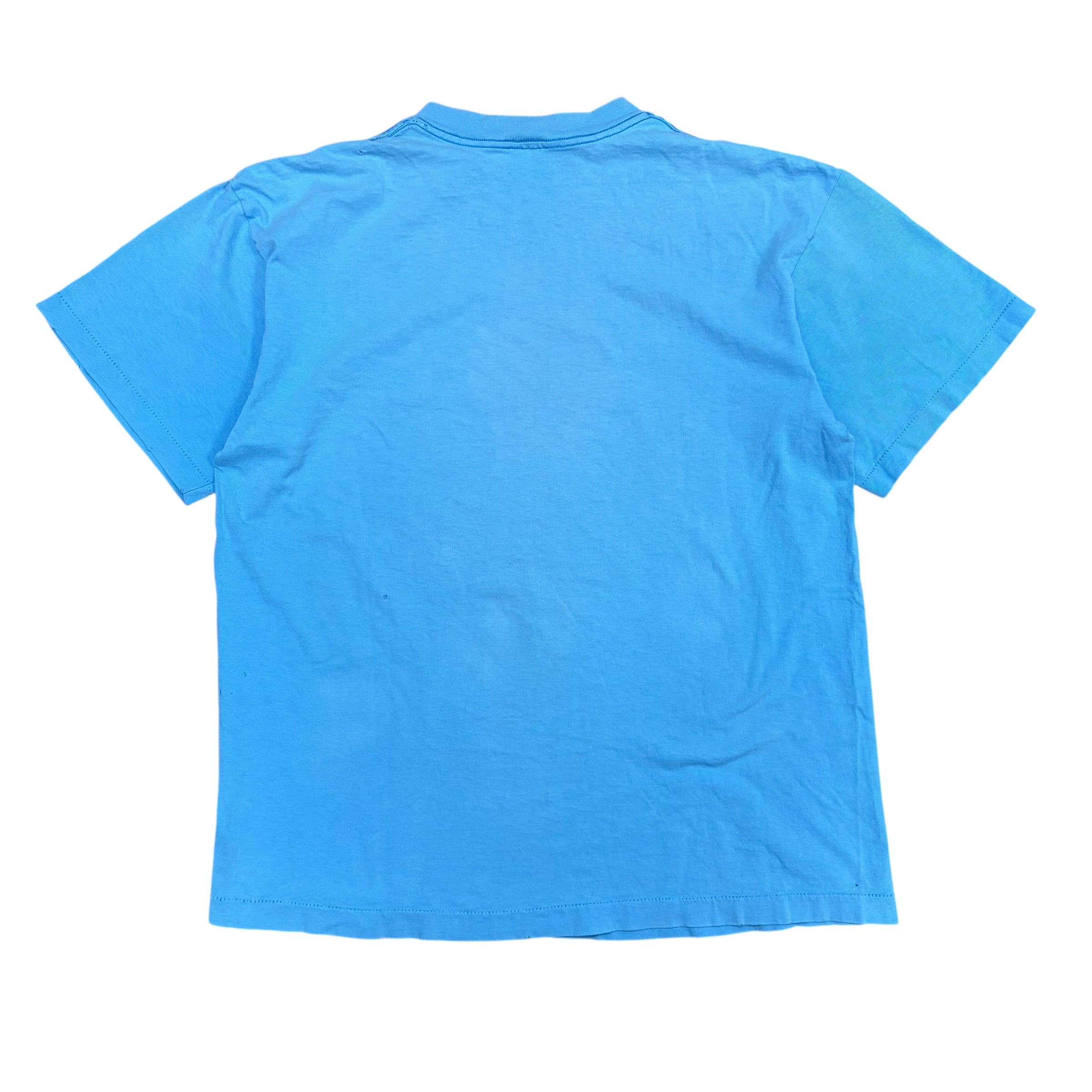 1993 Trench NFL Carolina Panthers  Big Logo Tee Light Blue