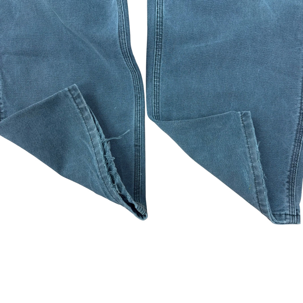 1998 Vintage Carhartt Carpenter Straight Leg Pants Dark Turquoise