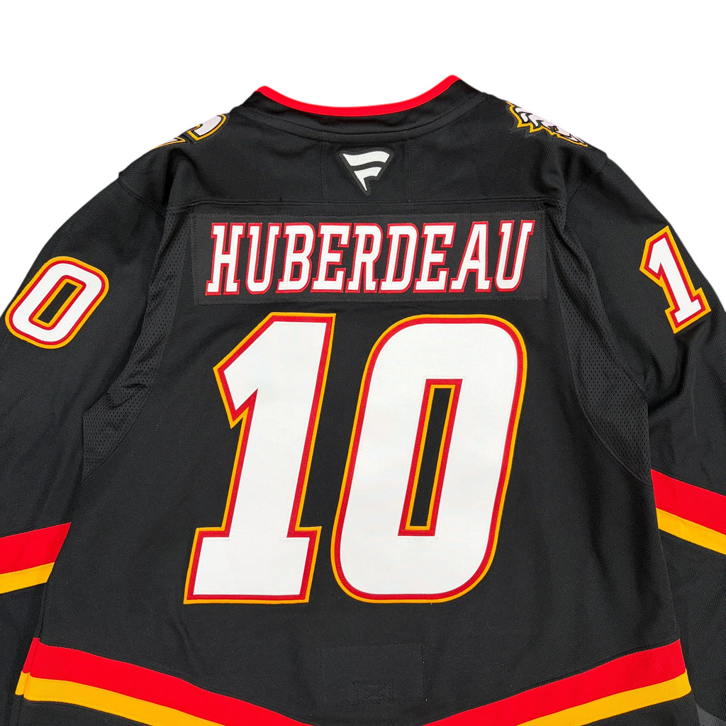 Vintage Fanatics Premium NHL Calgary Flames Johnathan Huberdeau Alternate Jersey