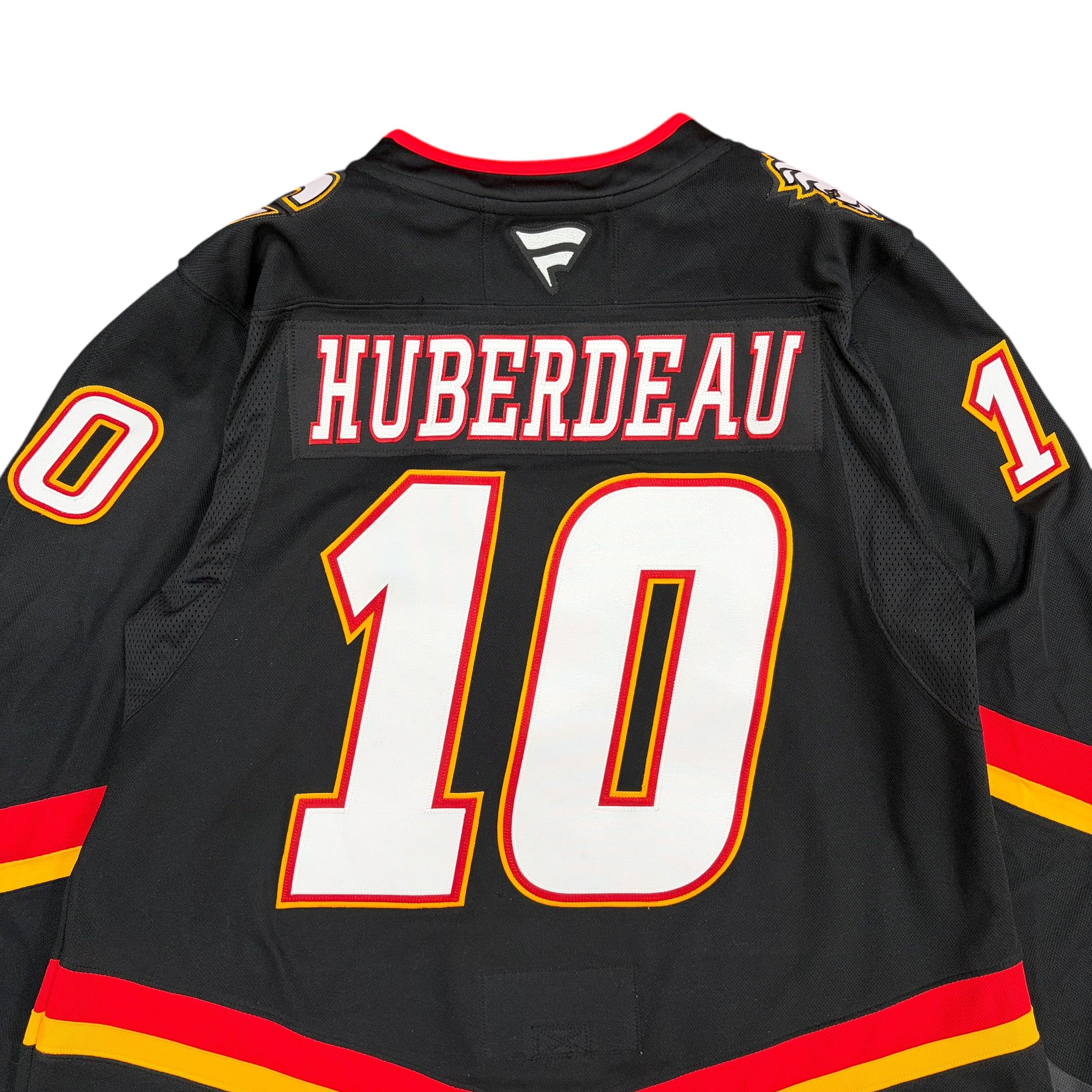 Vintage Fanatics Premium NHL Calgary Flames Johnathan Huberdeau Alternate Jersey