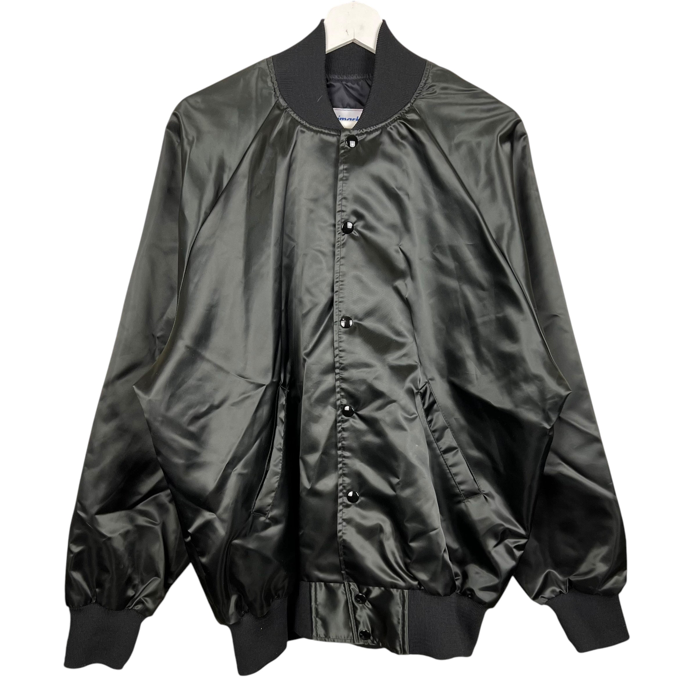 Vintage Trimark “Dodge Boys Have More Fun” Satin Jacket Black