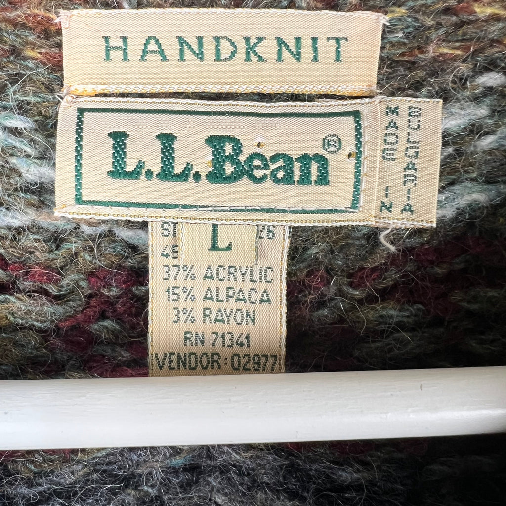 Vintage L.L. Bean Handknit Women’s Symmetrical Pattern Knit