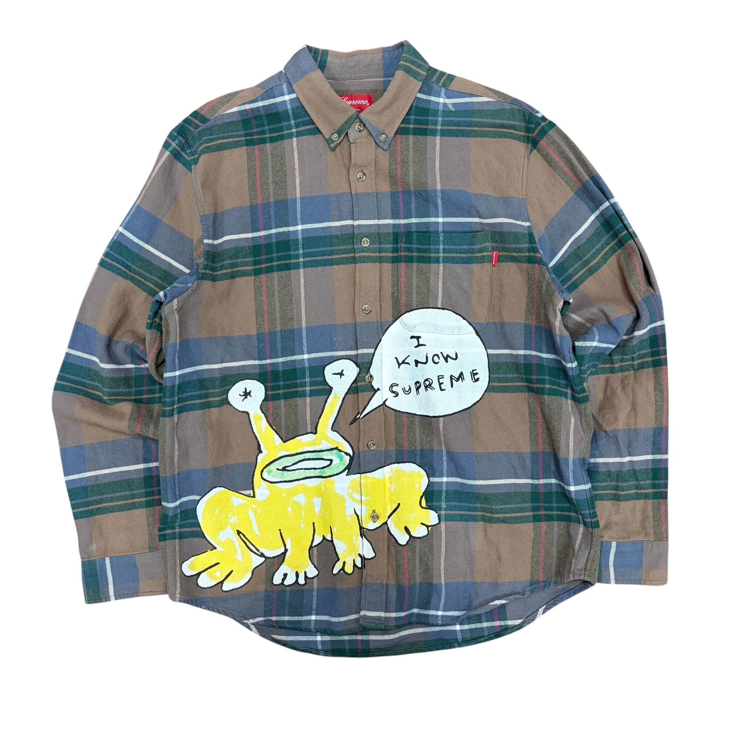 Supreme x Daniel Johnston Plaid Flannel Shirt (FW20)