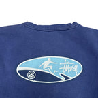 90’s Stussy Surf Logo Crewneck Navy
