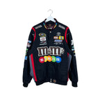 Vintage Jeff Hamilton NASCAR Kyle Busch M&Ms Racing Jacket Black