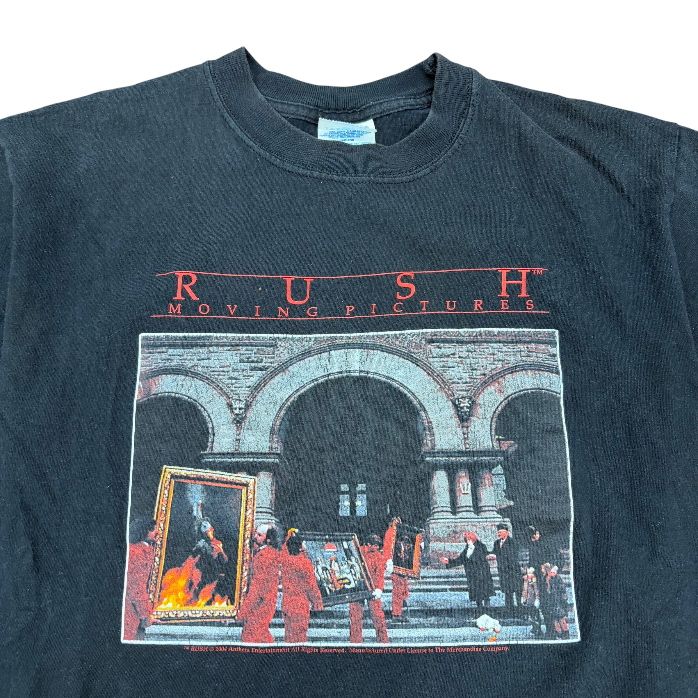 Vintage 2004 Rush Moving Pictures Band Shirt Black