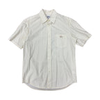 Stussy Linen Button Up Short Sleeve Cream