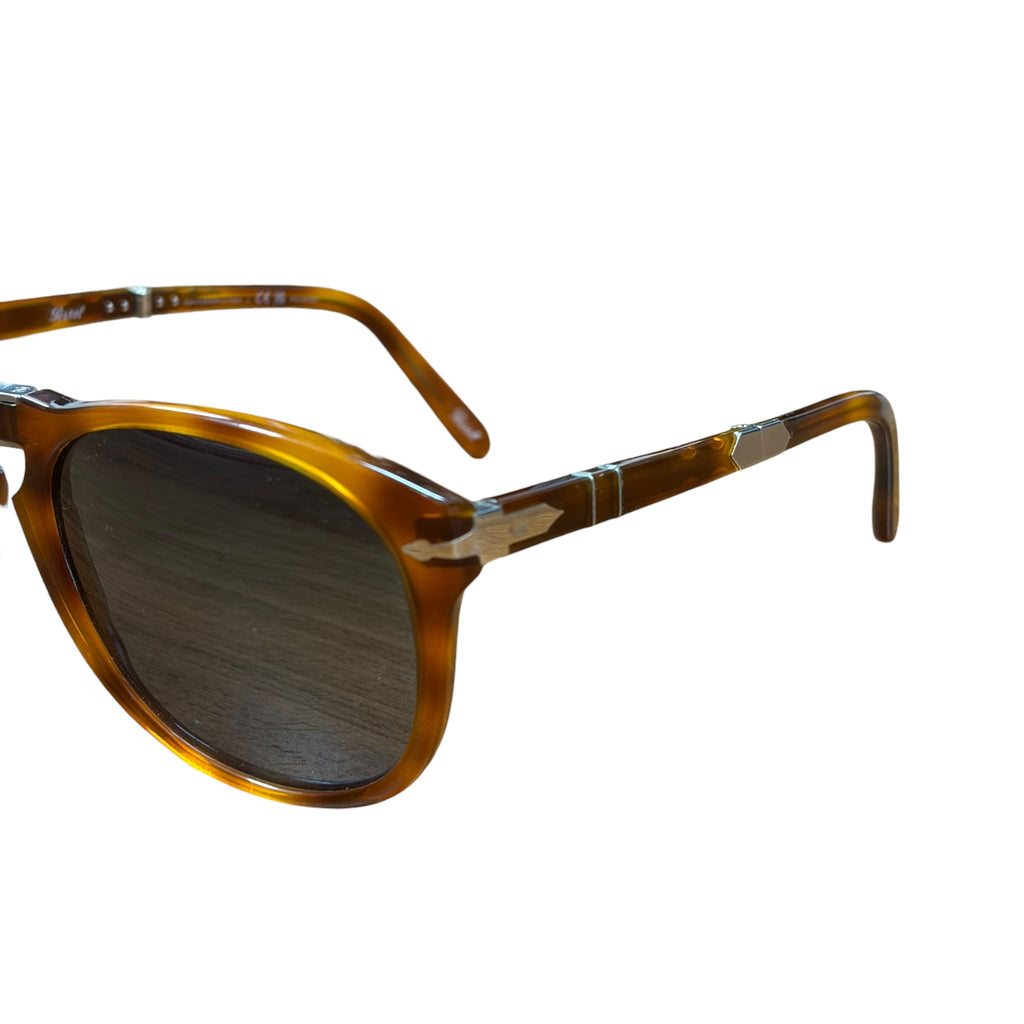 Persol 714 Steve McQueen Foldable Blue Lens Sunglasses