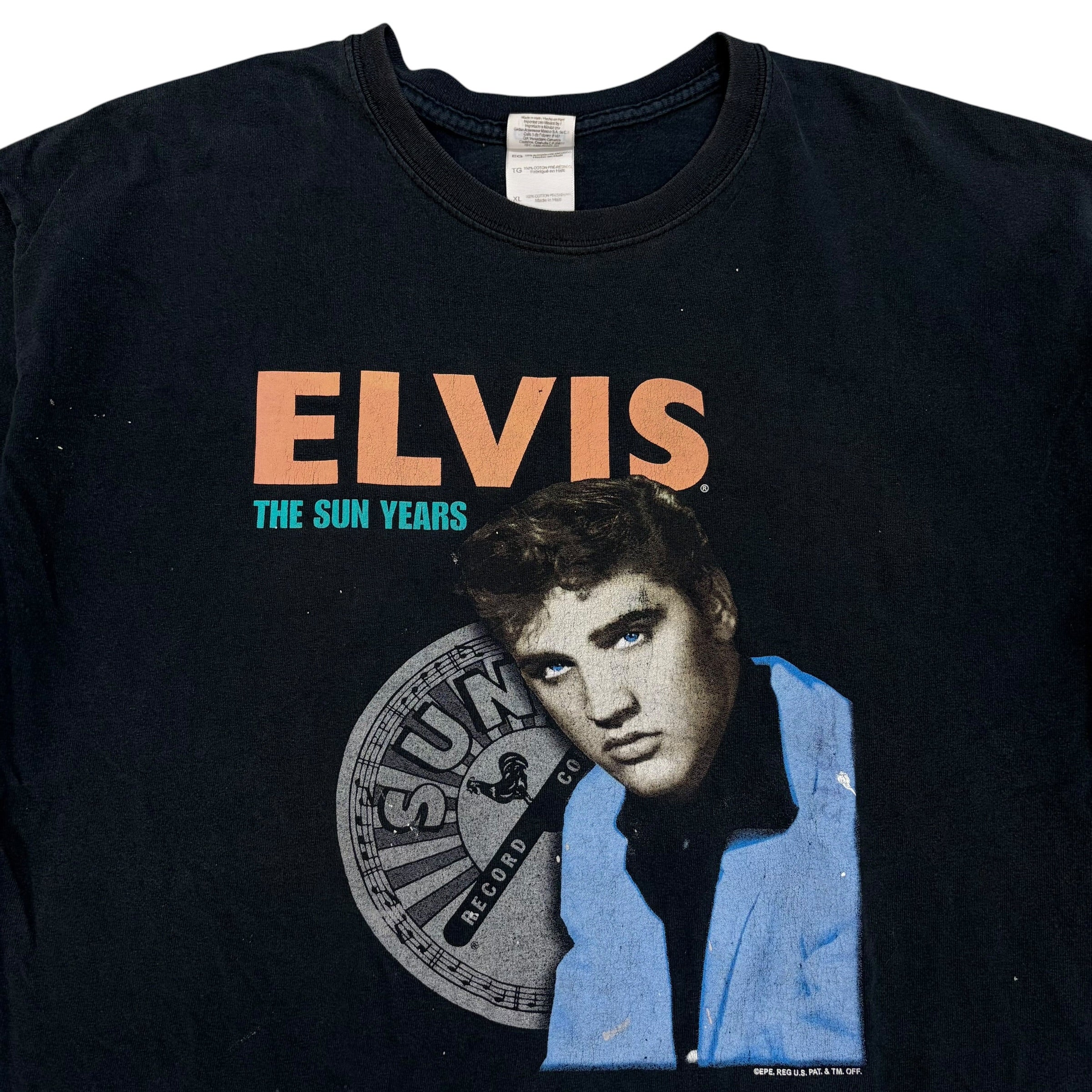 Vintage Elvis Presley The Sun Years Tee Black