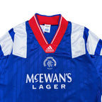 1994 Adidas Rangers Glasgow FC Blank Home Jersey