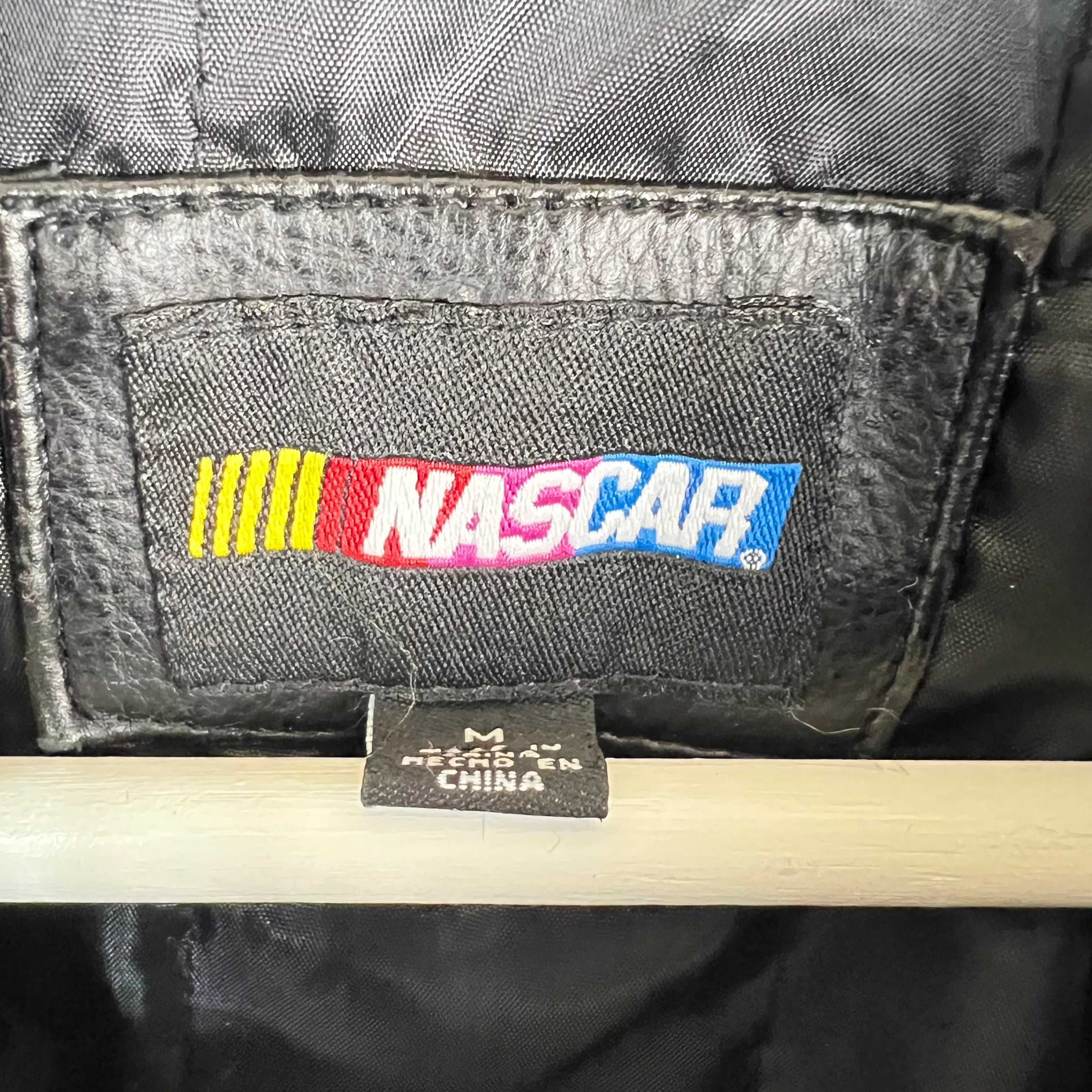 Vintage NASCAR Jimmie Johnson Champion Racing Leather Jacket