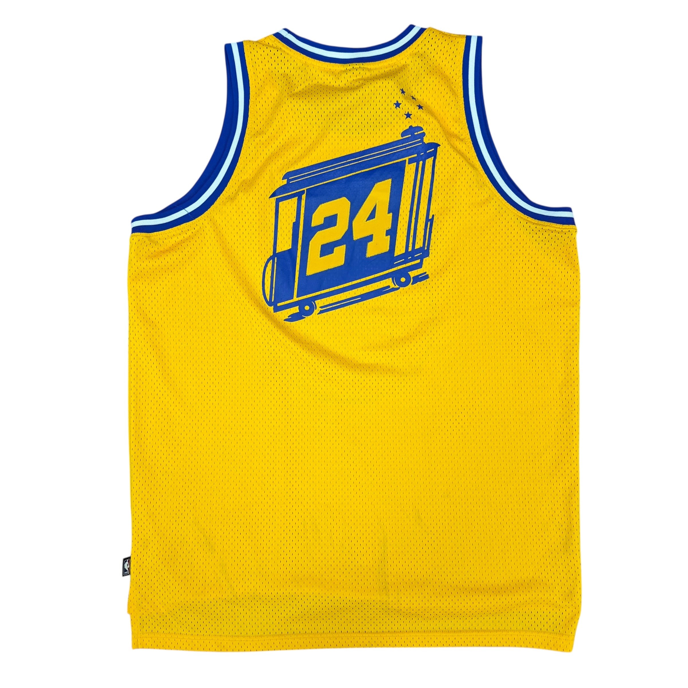 Vintage Reebok NBA Hardwood Classics Golden State Warriors Rick Barry Jersey